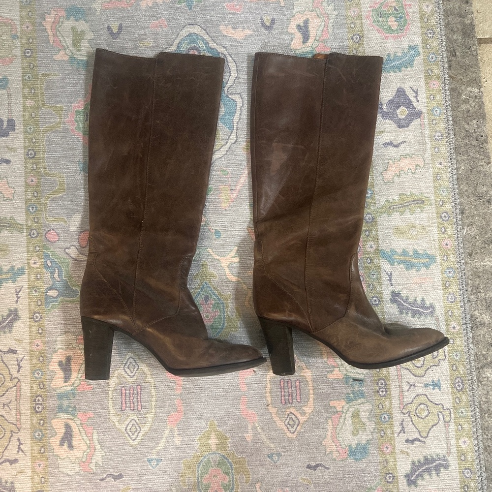 J crew leather boots